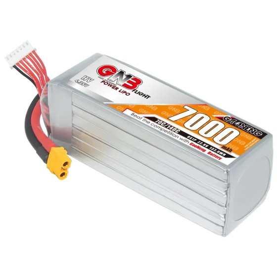 GAONENG GNB HV 6S 22,8 V 7000mAh 70C Batterie XT60 für Drohnen-Kit Spezial für ultra kleine Festflügel-Fernbedienung
